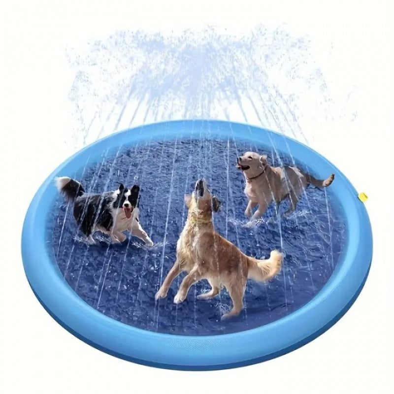 Piscina Plegable para Baño y Diversión Canina – Práctica y Resistente