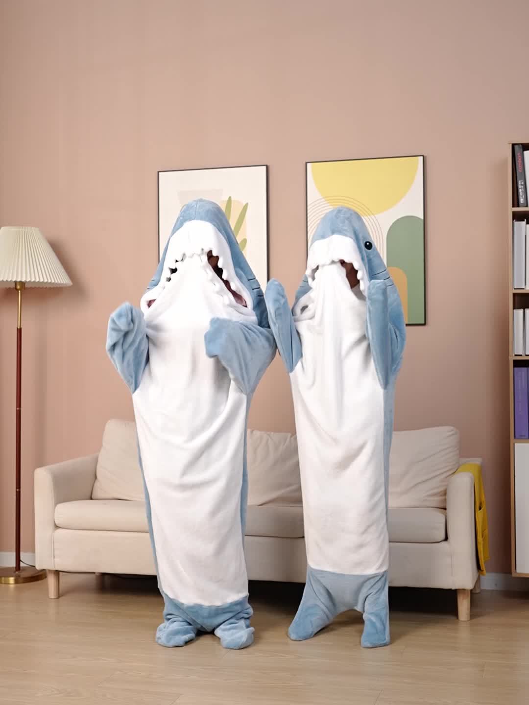 Manta pijama Tiburón – Comodidad y Diversión en un Solo Diseño