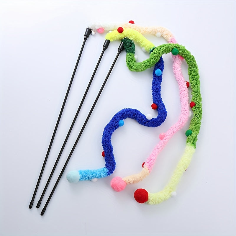 Juguete Interactivo para Gatos – Diversión y Ejercicio con Varilla de Felpa