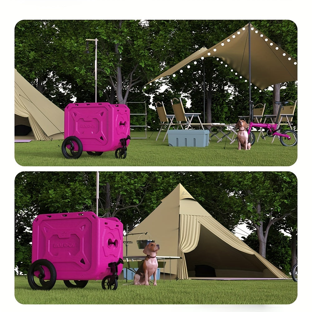 Transportador con Ruedas para Bicicleta – Viajes Seguros con Mascotas