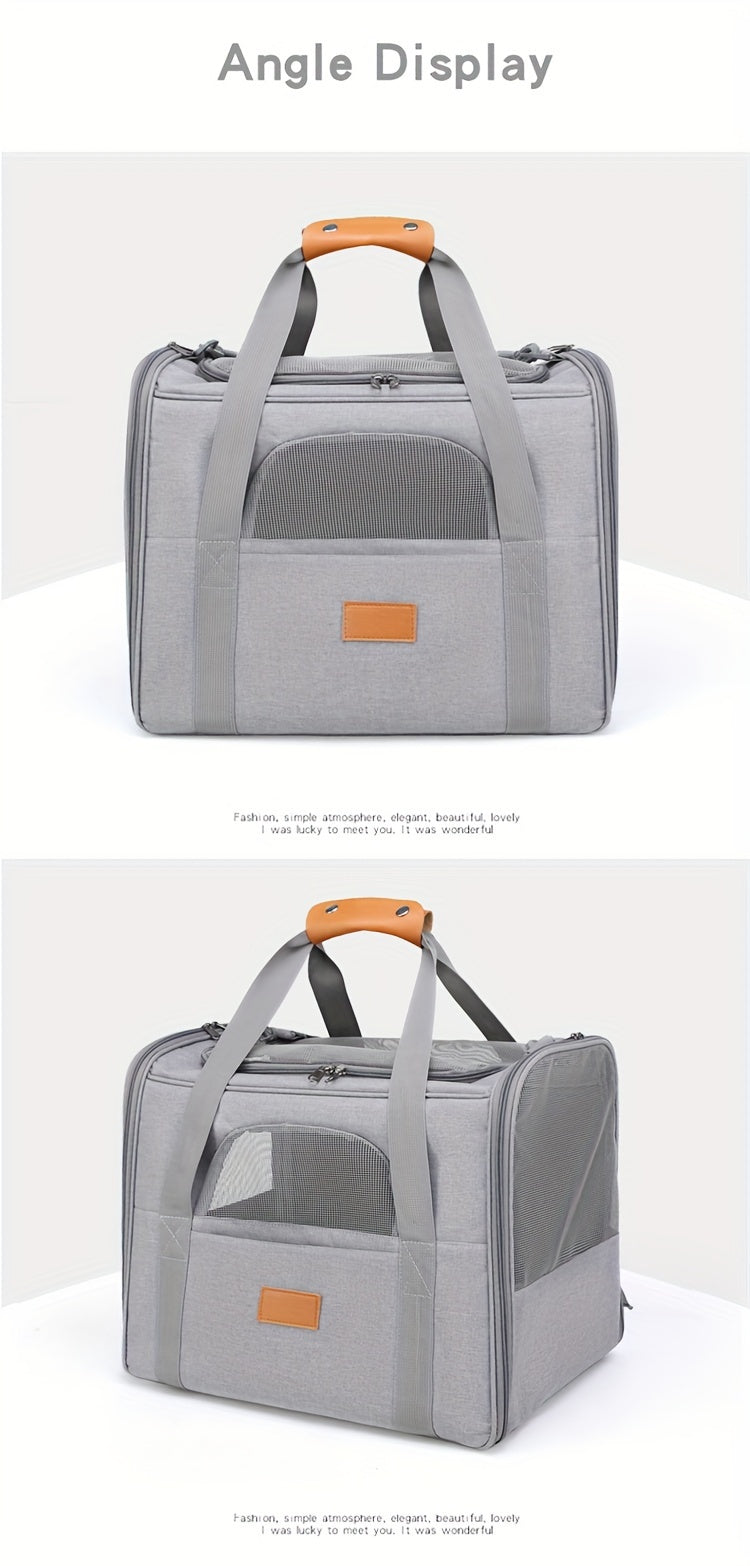 Transportín Aprobado para Aviones – Viajes Seguros para Gatos y Cachorros