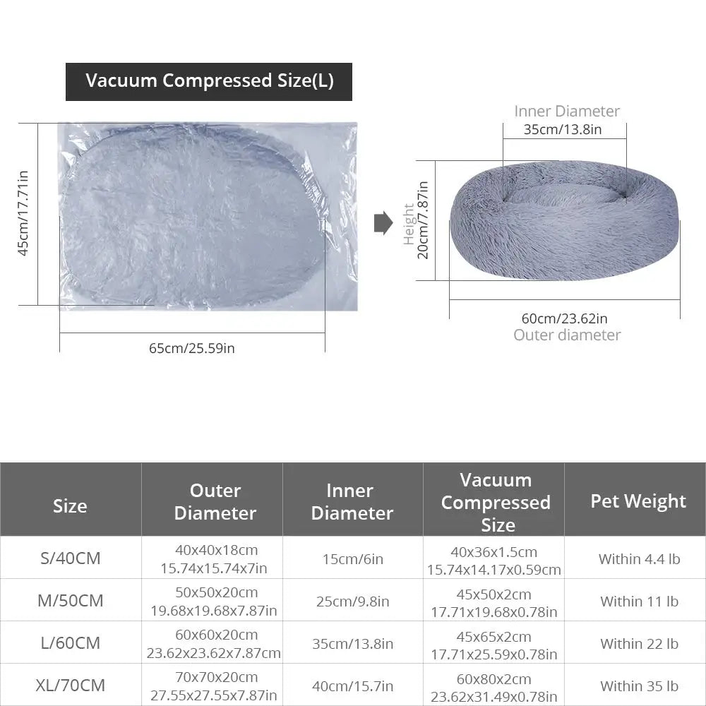 Cama de Felpa Ultrasuave para Mascotas – Confort y Calidez en Cada Sueño