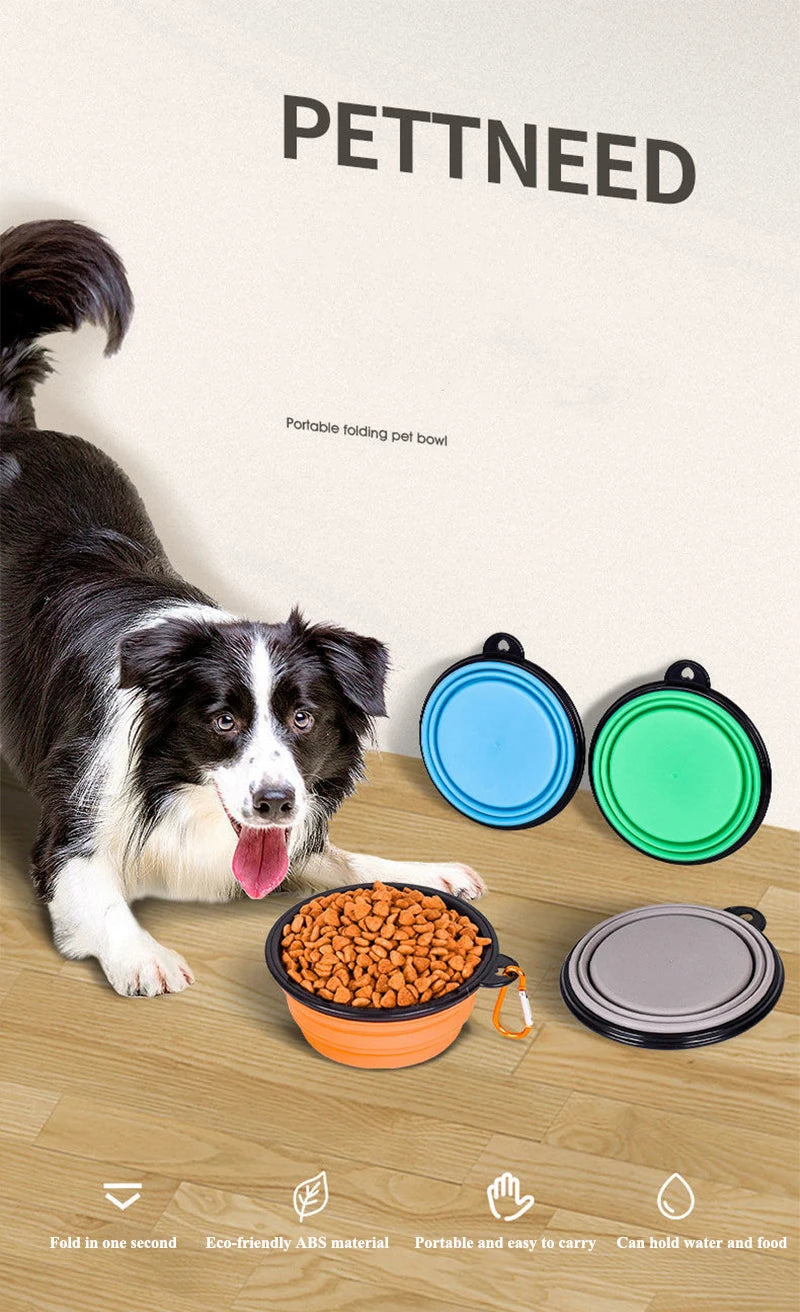 Cuenco Plegable para Mascotas – Comodidad y Sostenibilidad en Cada Viaje