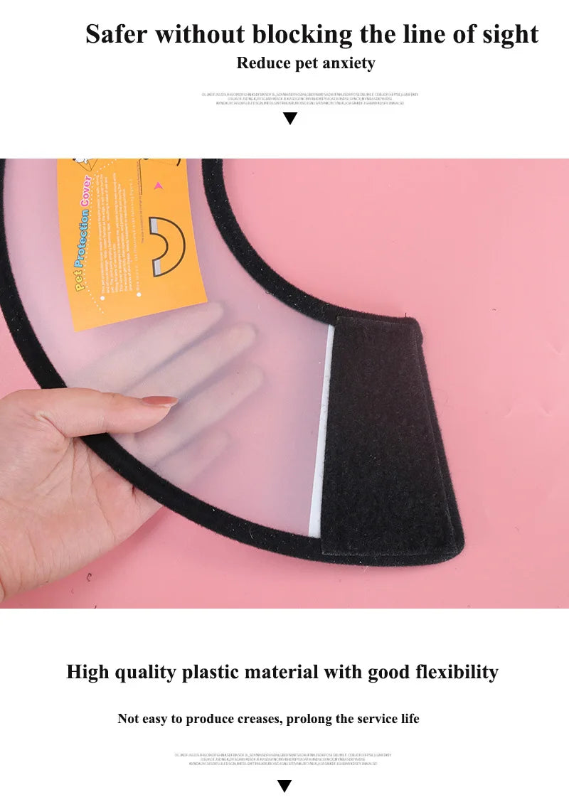 Collar Protector Elizabeth – Seguridad y Comodidad en el Postoperatorio