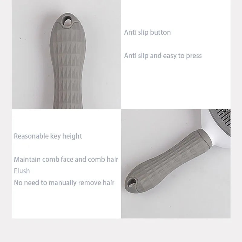 Cepillo de Pelo para Mascotas – Aseo Eficiente y Confortable