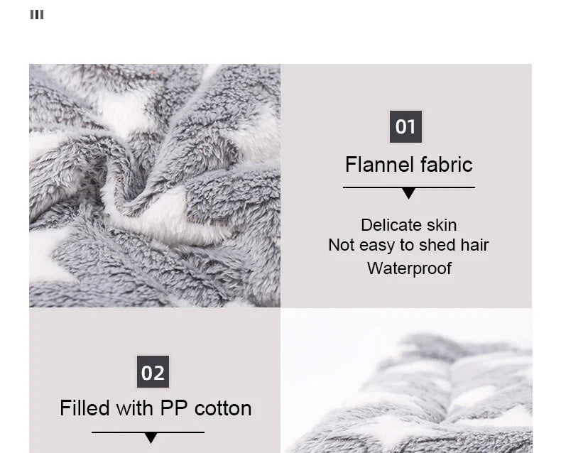 Alfombrilla de Franela para Dormir – Comodidad y Calidez para Tu Mascota