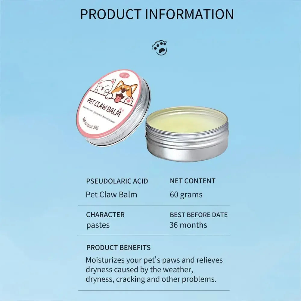 Bálsamo Hidratante para Patas y Nariz – Protección y Cuidado para Mascotas