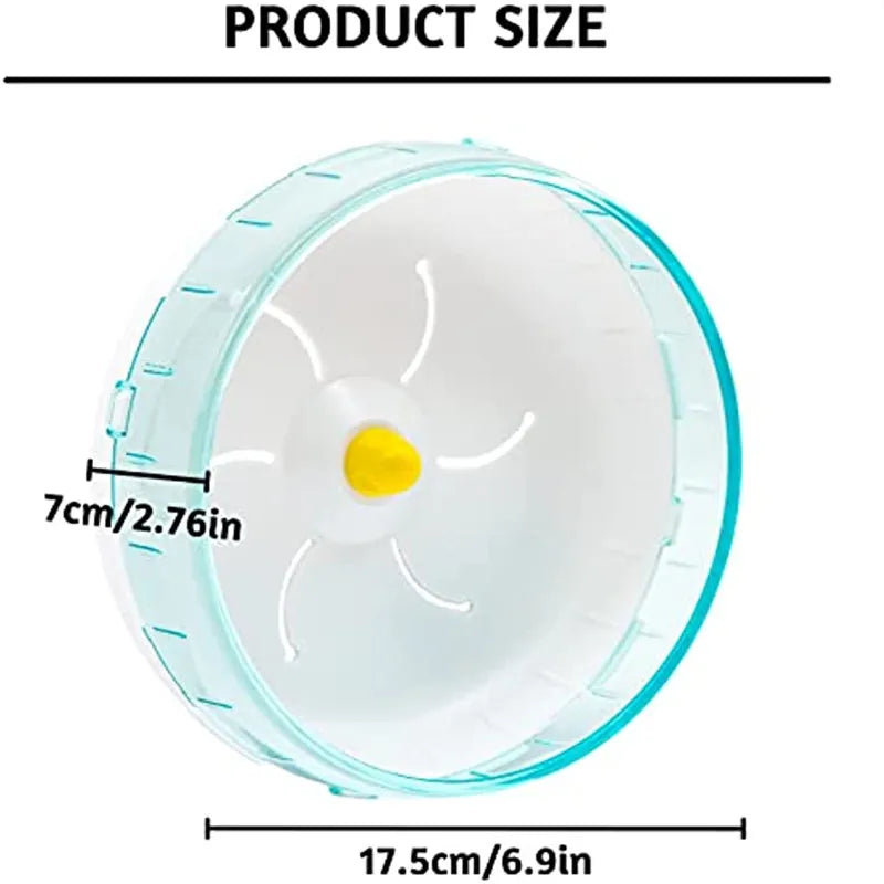 Rueda de Ejercicio para Hámsters – Movimiento Silencioso y Seguro