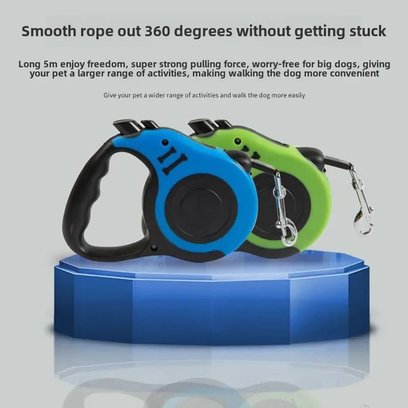 Correa Retráctil Duradera – Flexibilidad y Seguridad para tu Mascota