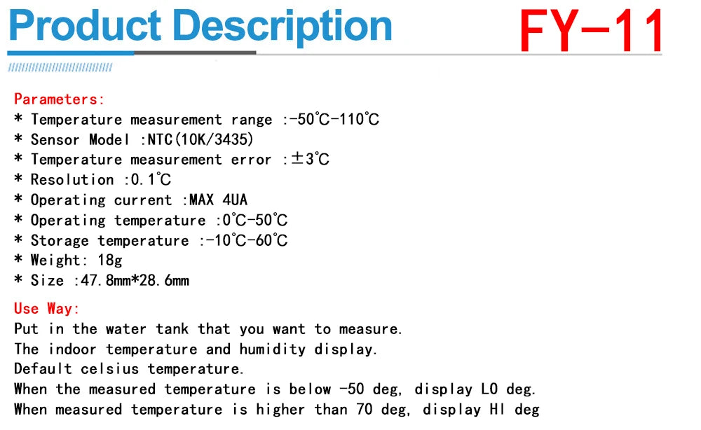 Mini Termómetro Digital – Monitoreo Preciso de Temperatura