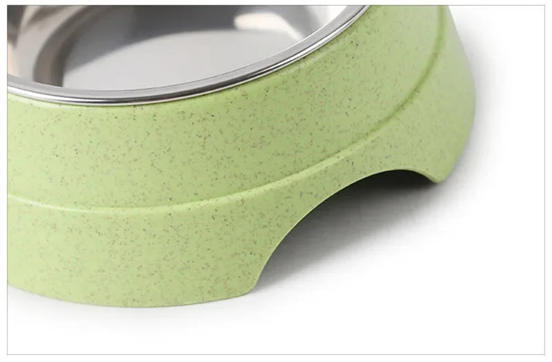 Cuencos Dobles de Acero Inoxidable – Alimentación y Bebida en un Solo Set