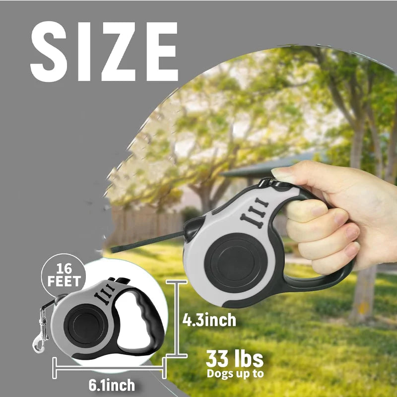 Correa Retráctil Automática Elegante – Control y Comodidad en Cada Paseo