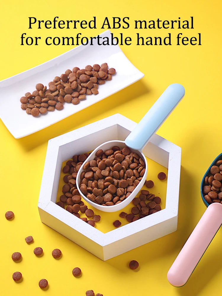 Cuchara 2 en 1 con Clip Sellado – Medición Precisa y Conservación de Alimentos