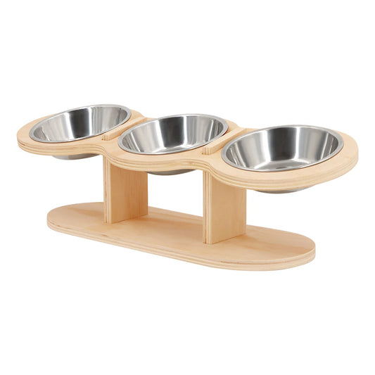 Alimentador Elevado 3 en 1 – Comodidad y Salud Postural para Gatos