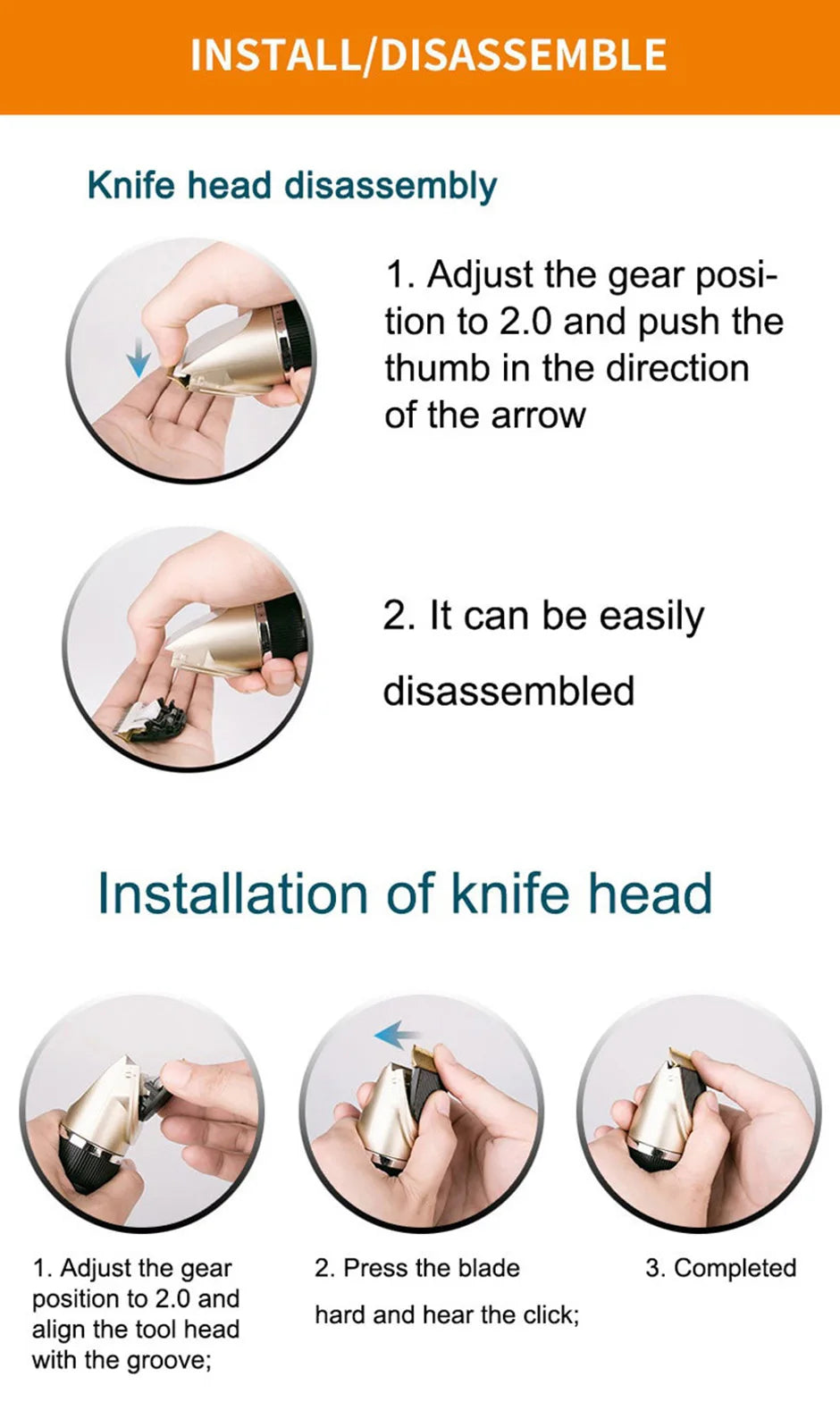 Cortadora de Pelo para Mascotas – Afeitado Preciso y Silencioso