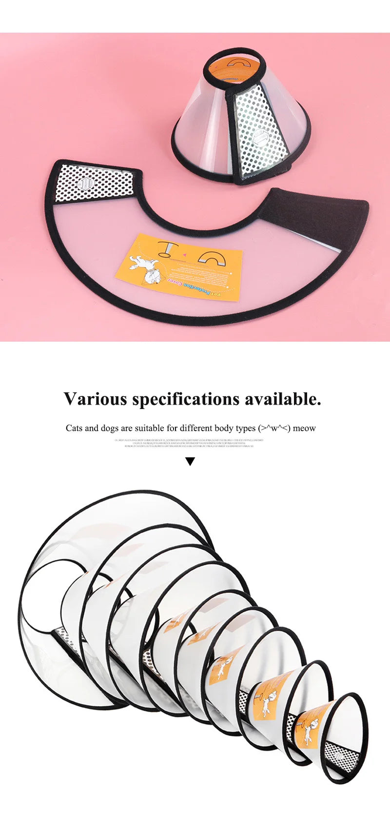 Collar Protector Elizabeth – Seguridad y Comodidad en el Postoperatorio