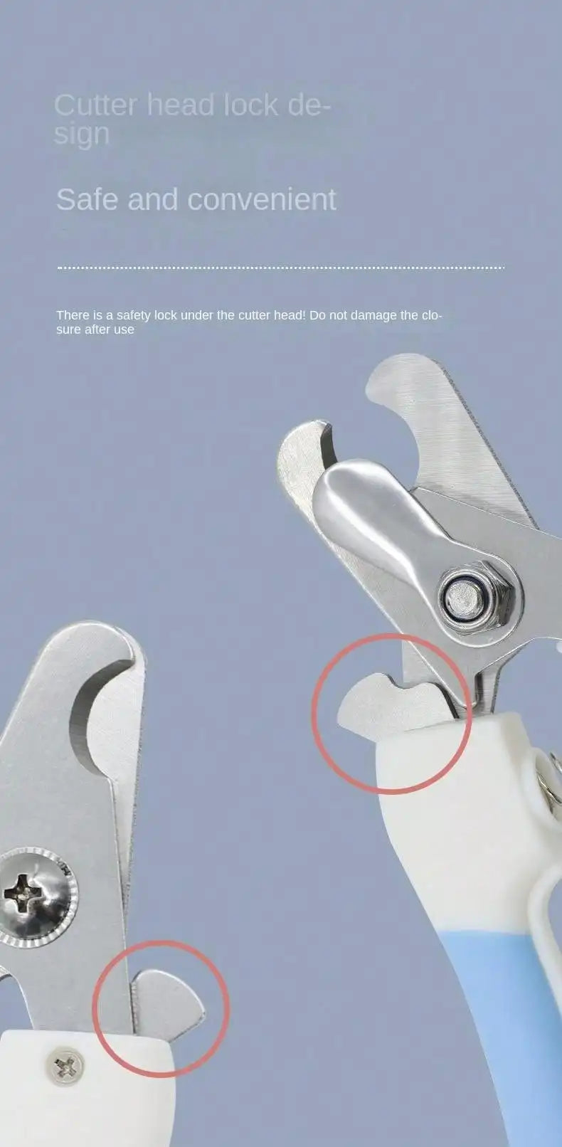 Tijeras de Uñas para Mascotas – Corte Preciso y Seguro