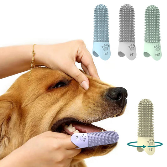 Cepillos de Silicona para Limpieza Dental – Higiene Óptima para Mascotas