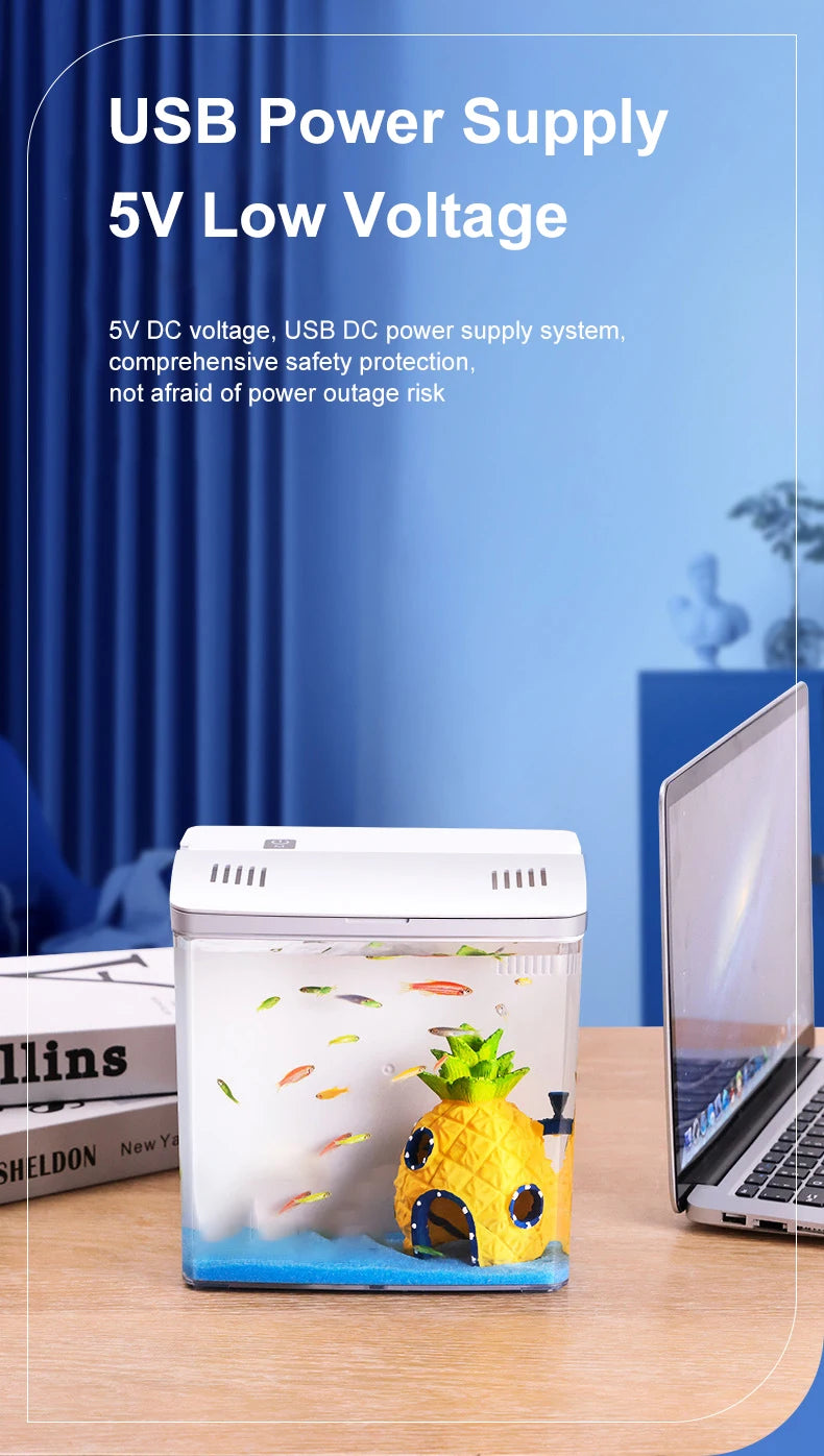 Acuario Inteligente – Tecnología Avanzada para el Cuidado Acuático