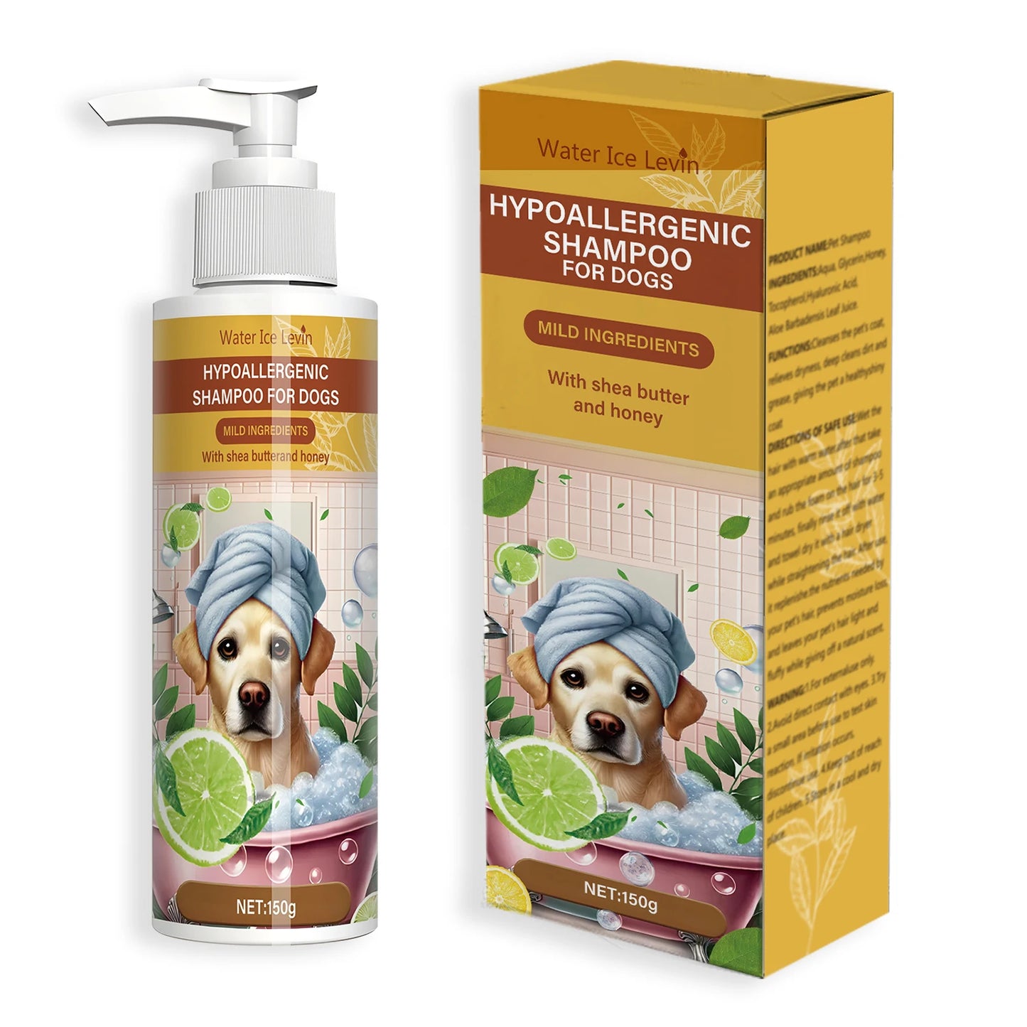 Champú Natural para Mascotas – Limpieza Profunda y Fragancia Fresca