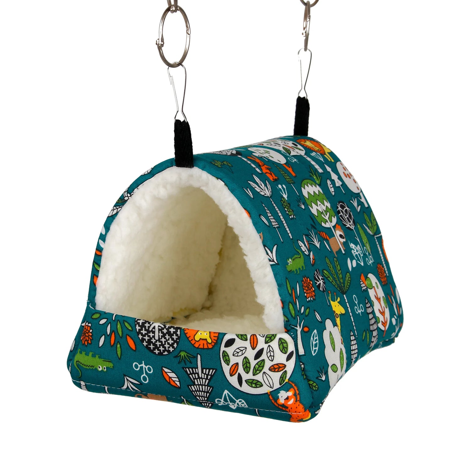 Cama Colgante de Algodón para Pequeñas Mascotas – Comodidad y Seguridad en un Solo Espacio