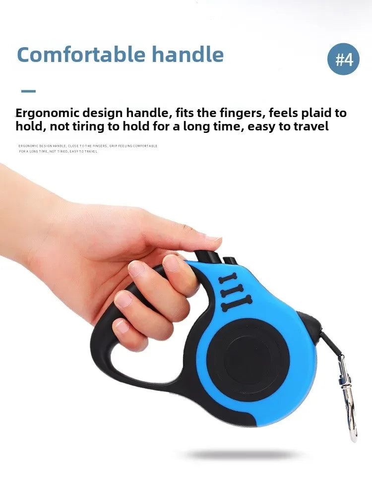 Correa Retráctil Duradera – Flexibilidad y Seguridad para tu Mascota