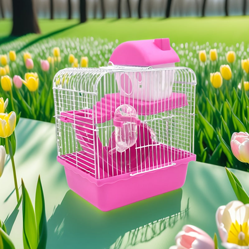 Villa de Dos Pisos para Hámsters – Diversión y Seguridad en un Espacio Perfecto