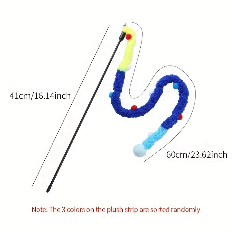 Juguete Interactivo para Gatos – Diversión y Ejercicio con Varilla de Felpa