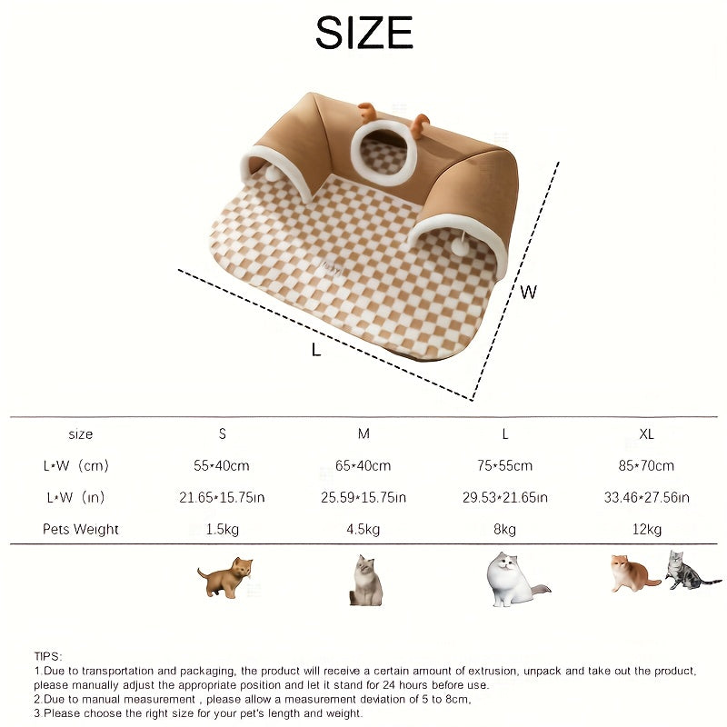 Túnel de Juego para Gatos – Diversión y Confort en un Solo Espacio