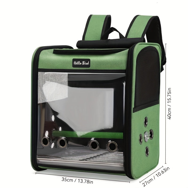 Mochila Transportadora para Aves – Visión Panorámica y Confort
