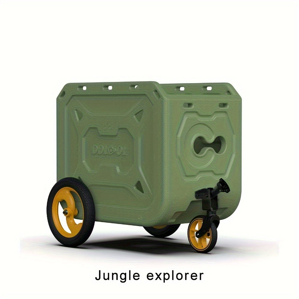 Transportador con Ruedas para Bicicleta – Viajes Seguros con Mascotas