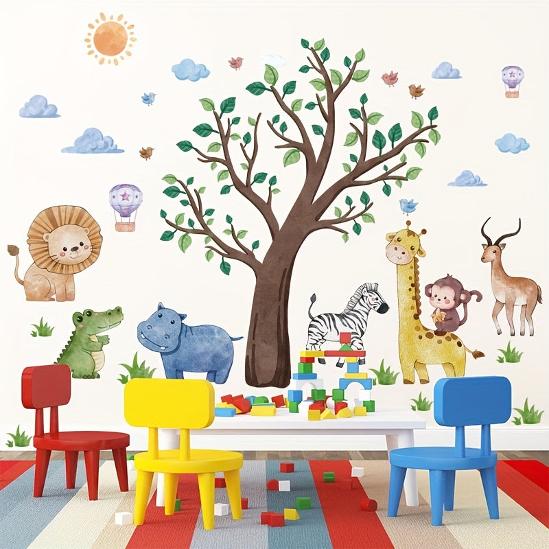 Stickers de Pared de Animales de la Jungla – Un Toque Salvaje y Divertido