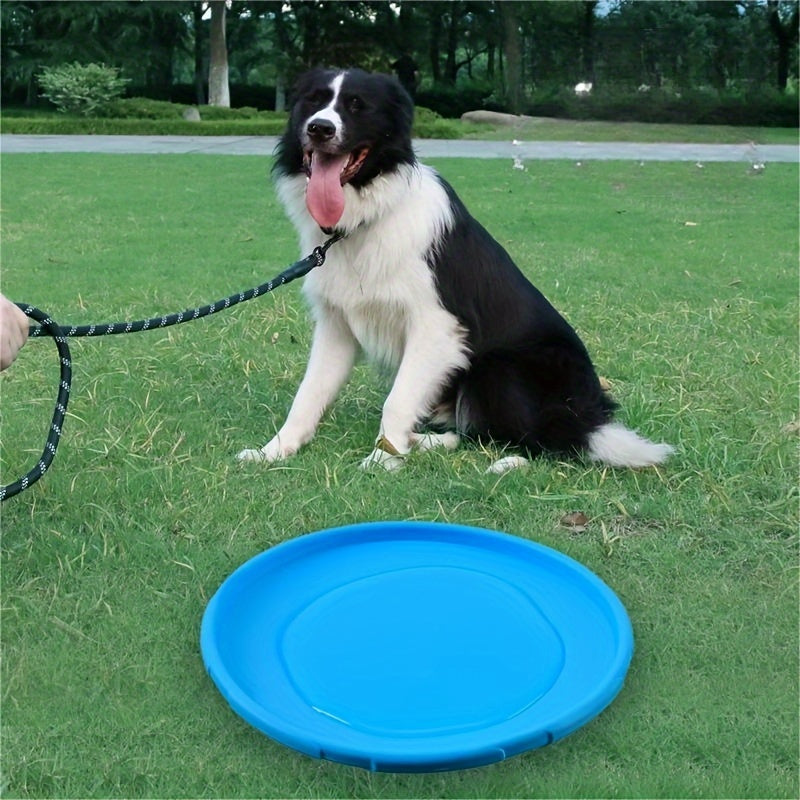 Frisbi de Silicona para Perros – Diversión Segura y Duradera