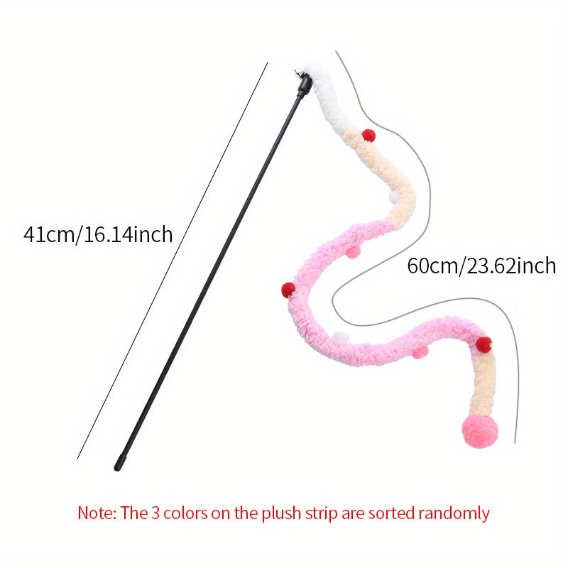 Juguete Interactivo para Gatos – Diversión y Ejercicio con Varilla de Felpa