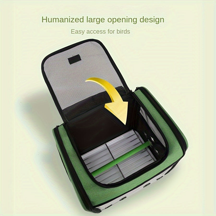 Mochila Transportadora para Aves – Visión Panorámica y Confort