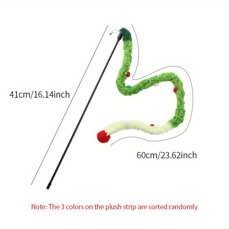 Juguete Interactivo para Gatos – Diversión y Ejercicio con Varilla de Felpa