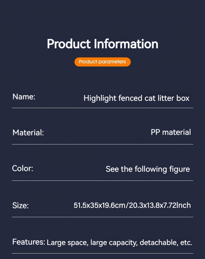 Caja de Arena Semicerrada para Gatos – Higiene y Comodidad en un Diseño Inteligente