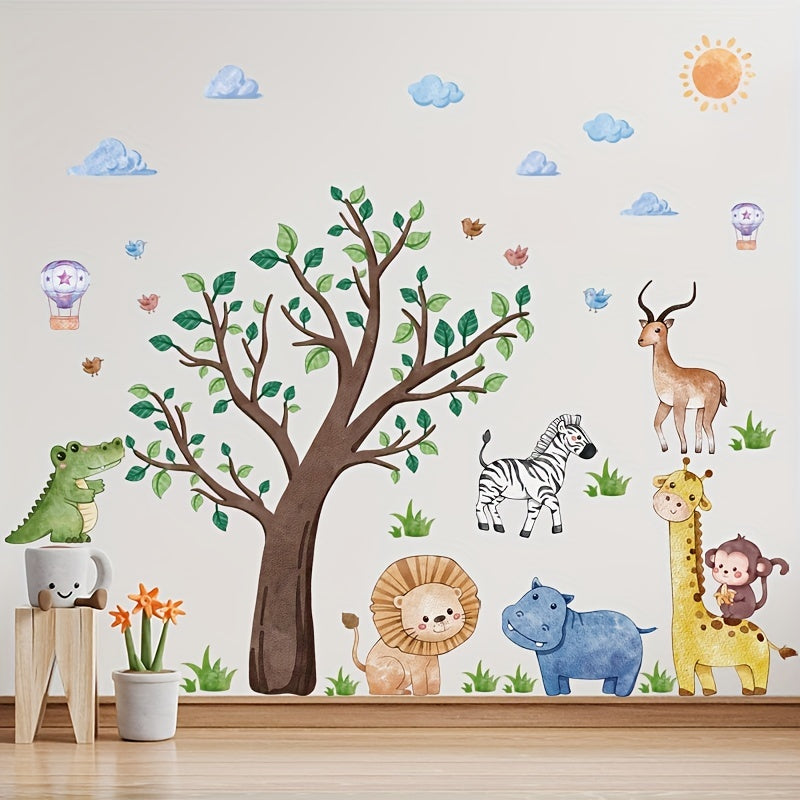 Stickers de Pared de Animales de la Jungla – Un Toque Salvaje y Divertido