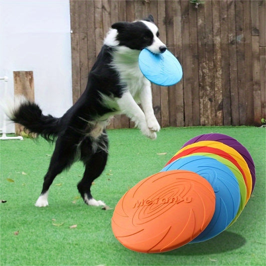 Frisbi de Silicona para Perros – Diversión Segura y Duradera