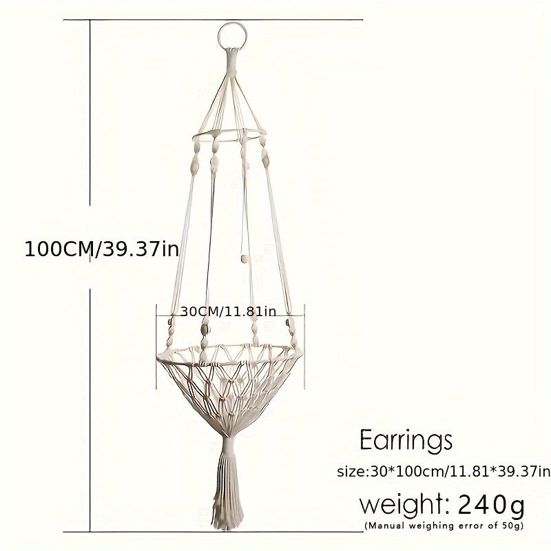 Hamaca Colgante de Cuerda para Gatos – Descanso con Estilo en el Aire