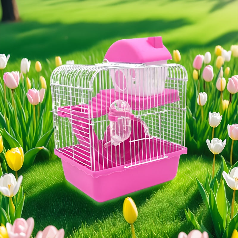 Villa de Dos Pisos para Hámsters – Diversión y Seguridad en un Espacio Perfecto