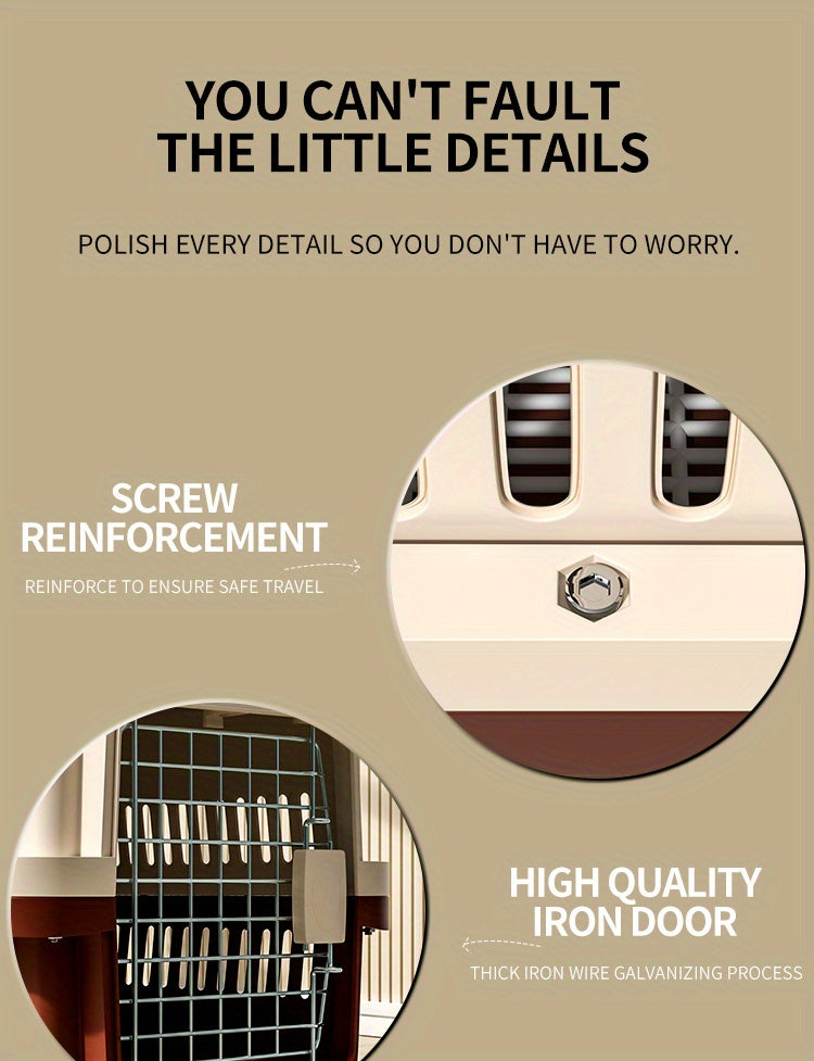 Transportín Portátil para Perros y Gatos – Viaja con Seguridad y Confort