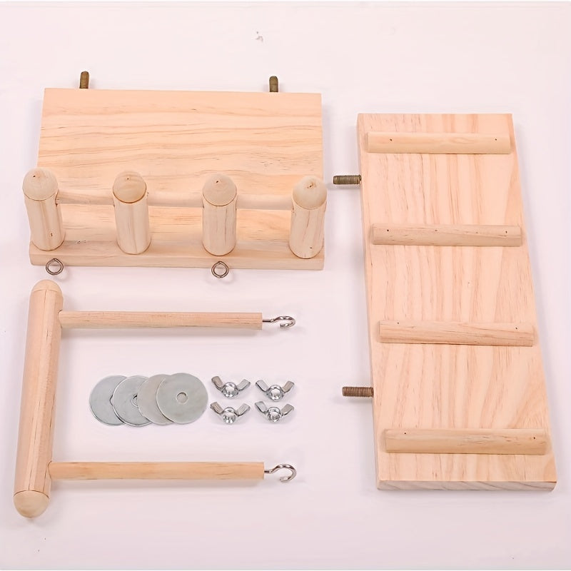 Columpio y Escalera para Pájaros – Diversión y Estimulación en un Solo Set