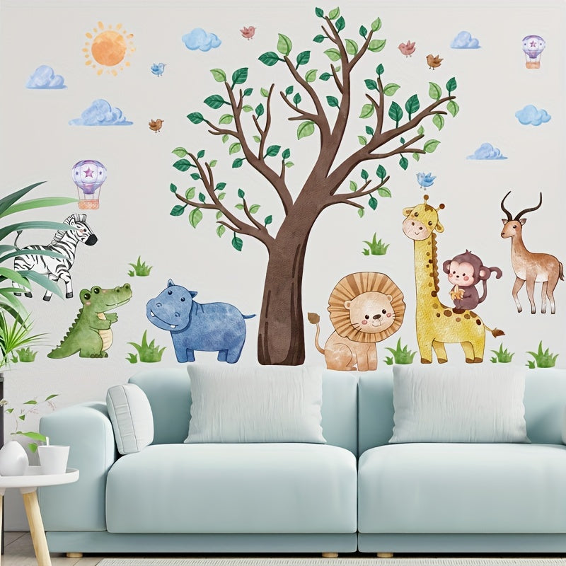 Stickers de Pared de Animales de la Jungla – Un Toque Salvaje y Divertido