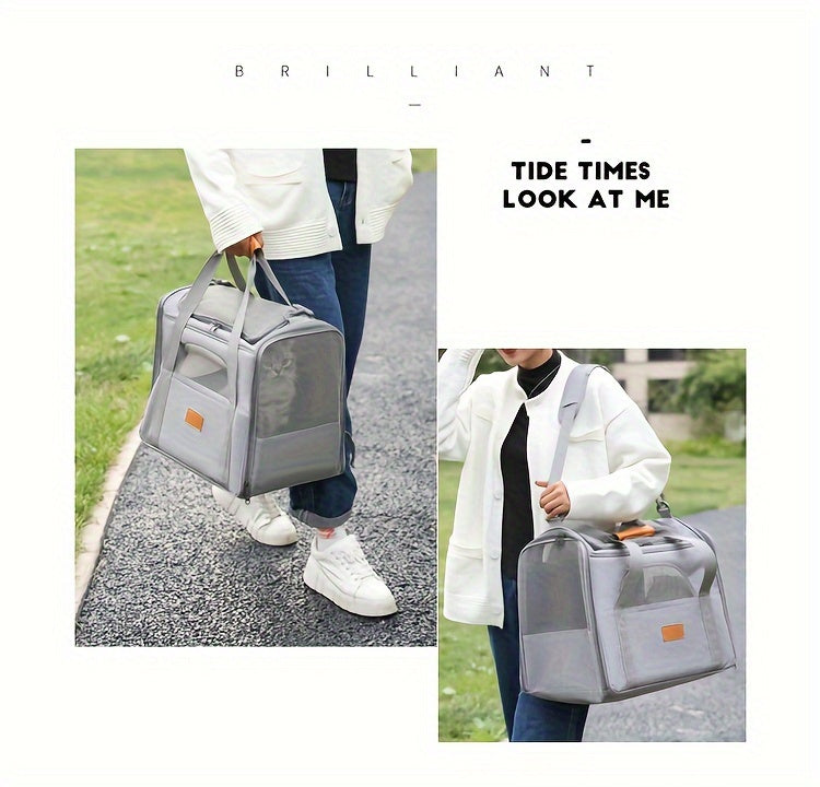 Transportín Aprobado para Aviones – Viajes Seguros para Gatos y Cachorros