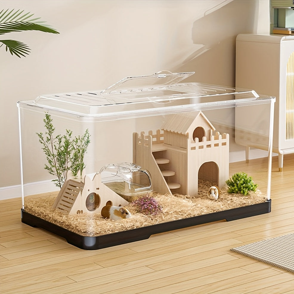 Terrario de Acrílico con ventilación – Espacio Seguro y Confortable para Pequeñas Mascotas